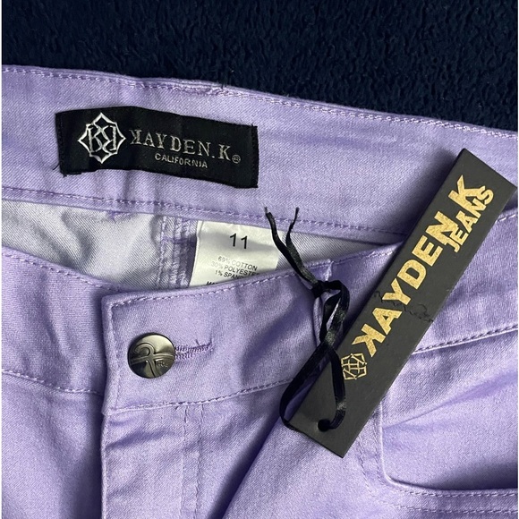 New  Kayden K California woman’s
 LILAC SKINNY JEANS 
MSRP $89 - Picture 6 of 9